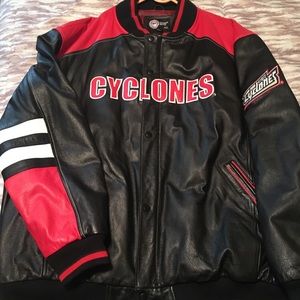 Men’s XXL Iowa State leather coat